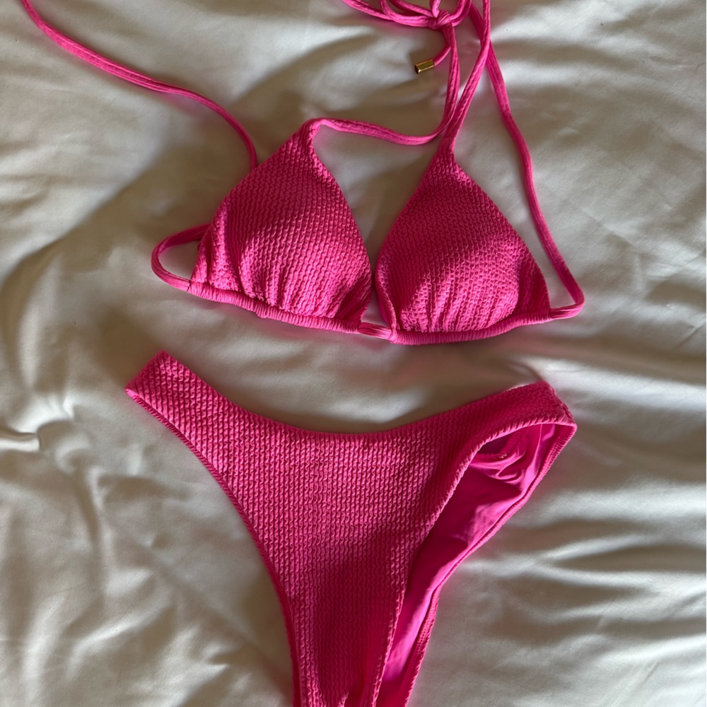 Monday Swimwear Hot Pink Bikini